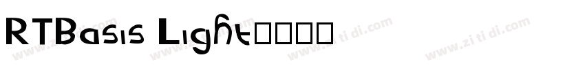 RTBasis Light字体转换